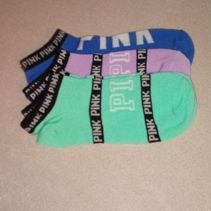 3 pairs new VS PINK socks